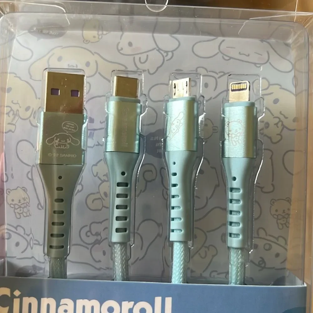 Sanrio Cinnamoroll USB Cell Charger Set